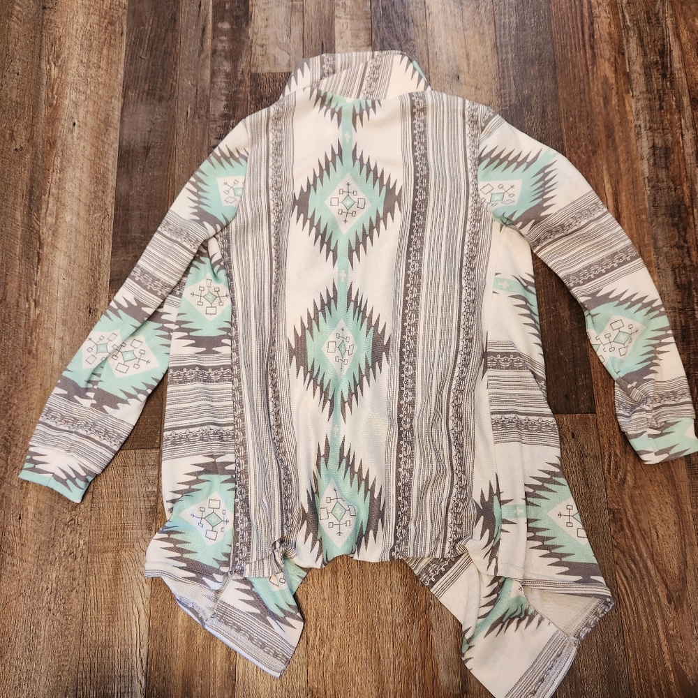 Aztec Print Cardigan - Picture 3 of 3